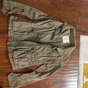 Hollister Khaki Military Jacket
